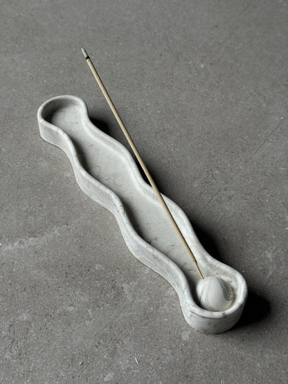 Ripple incense holder