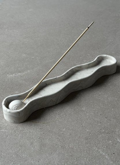 Ripple incense holder