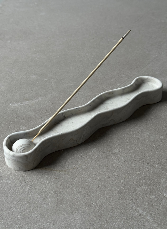 Ripple incense holder