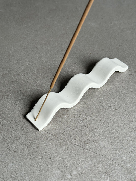 Ripple incense holder