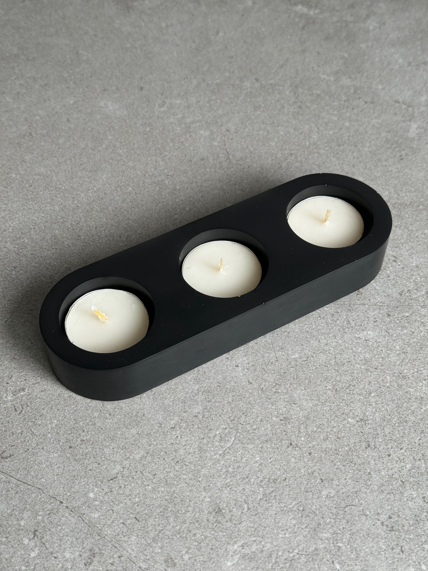 Trio tealight candle holder